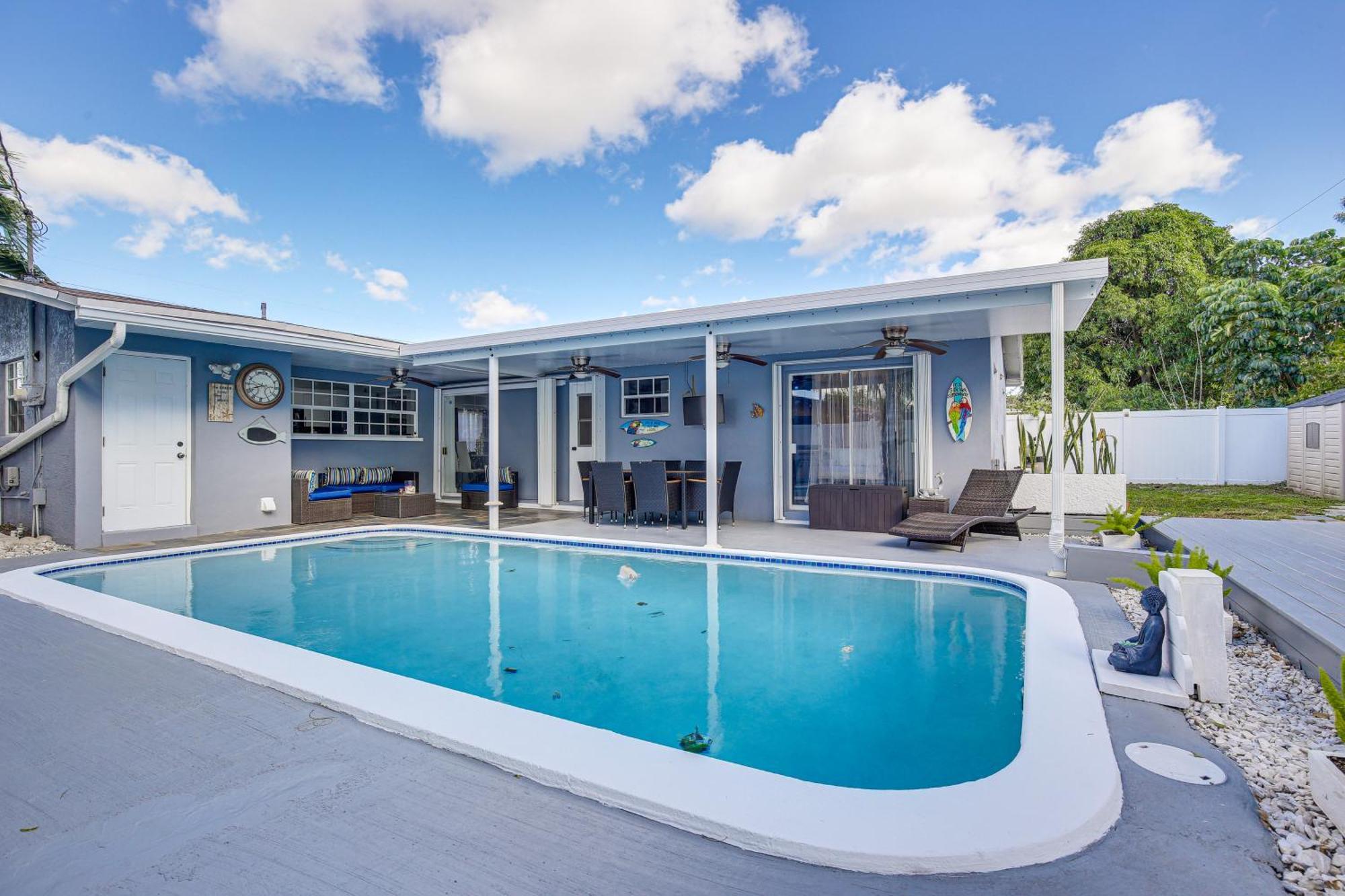 Sun-Soaked Lauderdale Lakes Home With Private Pool! Luaran gambar