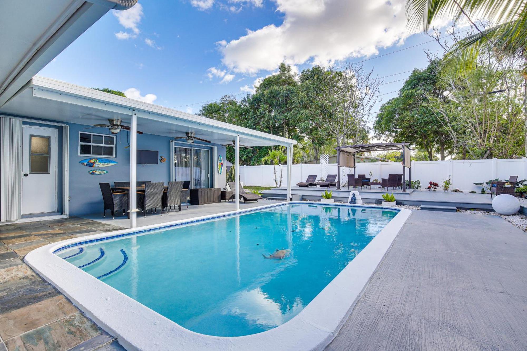 Sun-Soaked Lauderdale Lakes Home With Private Pool! Luaran gambar